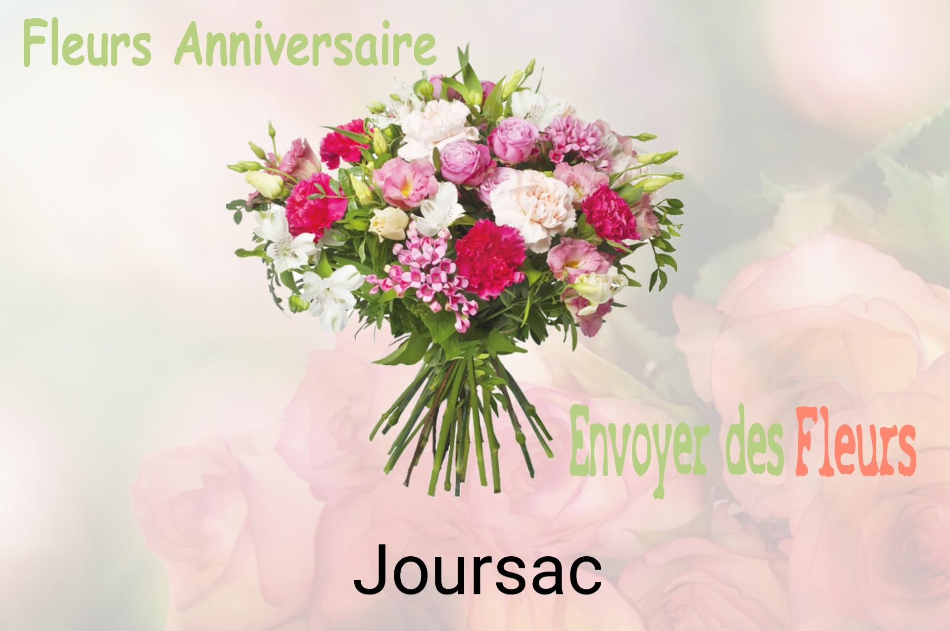 Bouquet de fleurs d’anniversaire livré à Joursac